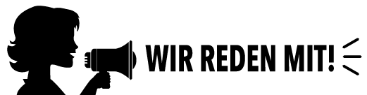 Wir reden mit! Logo